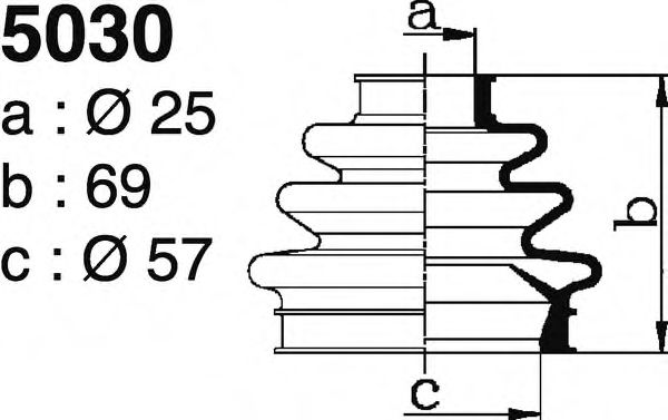 DEPA 5030 Комплект пылника, приводной вал для ALFA-ROMEO (Алфа-ромэо) DEPA 5030 Комплект пылника, приводной вал для ALFA-ROMEO (Алфа-ромэо)