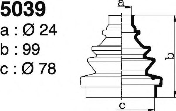 DEPA 5039 Комплект пылника, приводной вал для ALFA ROMEO 155 (Альфа ромео 155) DEPA 5039 Комплект пылника, приводной вал для ALFA ROMEO 155 (Альфа ромео 155)