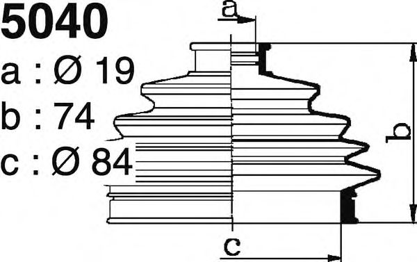 DEPA 5040 Комплект пылника, приводной вал для ALFA-ROMEO (Алфа-ромэо) DEPA 5040 Комплект пылника, приводной вал для ALFA-ROMEO (Алфа-ромэо)