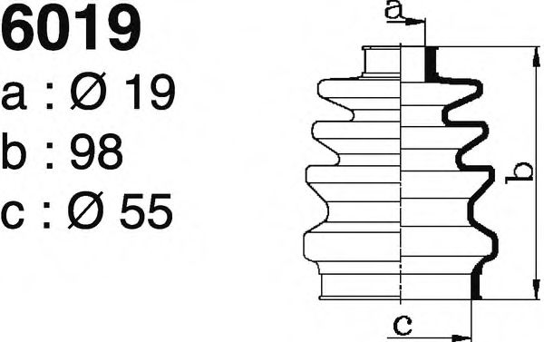 DEPA 6019 Комплект пылника, приводной вал со стороны колеса для FIAT PUNTO (Фиат Пунто) DEPA 6019 Комплект пылника, приводной вал со стороны колеса для FIAT PUNTO (Фиат Пунто)