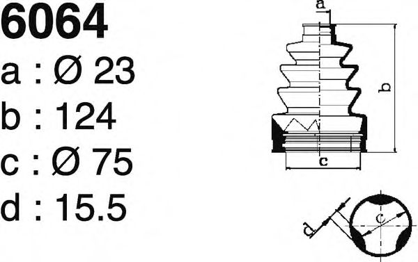 DEPA 6064 Комплект пылника, приводной вал для FORD MONDEO (Форд Мондэо) DEPA 6064 Комплект пылника, приводной вал для FORD MONDEO (Форд Мондэо)
