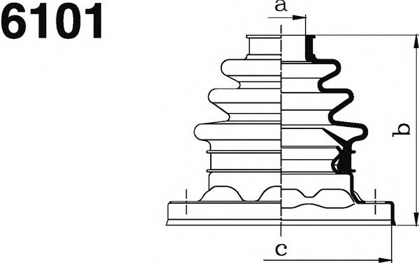 DEPA 3370600 Приводной вал 