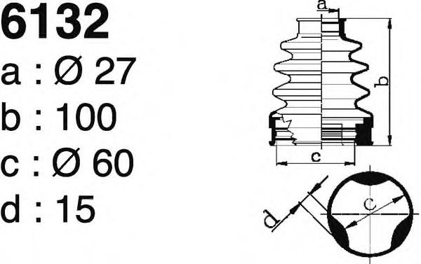 DEPA 6132 Комплект пылника, приводной вал для FORD FUSION (Форд Фьюжн) DEPA 6132 Комплект пылника, приводной вал для FORD FUSION (Форд Фьюжн)