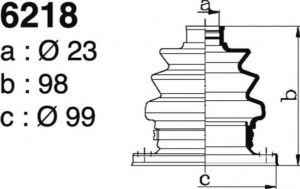 DEPA 6218 Комплект пылника, приводной вал для ALFA ROMEO 155 (Альфа ромео 155) DEPA 6218 Комплект пылника, приводной вал для ALFA ROMEO 155 (Альфа ромео 155)
