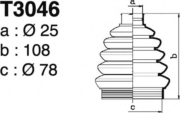 DEPA T3046 Комплект пылника, приводной вал для FORD FIESTA (Форд Фиэста) DEPA T3046 Комплект пылника, приводной вал для FORD FIESTA (Форд Фиэста)