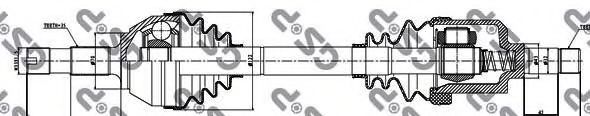 GSP 210067 Приводной вал для CITROëN (Cитроëн) GSP 210067 Приводной вал для CITROëN (Cитроëн)