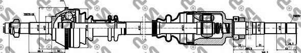 GSP 210104 Приводной вал для CITROëN (Cитроëн) GSP 210104 Приводной вал для CITROëN (Cитроëн)