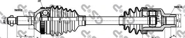 GSP 218004 Приводной вал для FORD MONDEO (Форд Мондэо) GSP 218004 Приводной вал для FORD MONDEO (Форд Мондэо)
