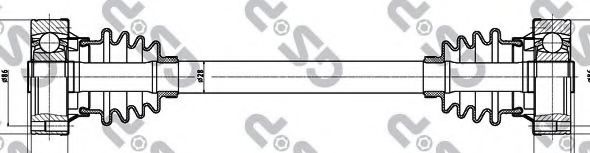 GSP 218129 Приводной вал для FORD SCORPIO II (Форд Скорпио 2) GSP 218129 Приводной вал для FORD SCORPIO II (Форд Скорпио 2)