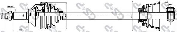 GSP 244003 Приводной вал для RENAULT (Рено) GSP 244003 Приводной вал для RENAULT (Рено)