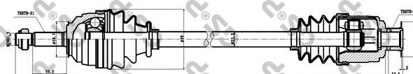 GSP 250022 Приводной вал для RENAULT CLIO I (Рено Cлио и) GSP 250022 Приводной вал для RENAULT CLIO I (Рено Cлио и)
