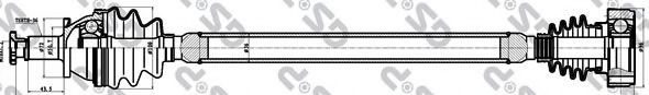 GSP 261063 Приводной вал для SKODA FABIA (Шкода Фабиа) GSP 261063 Приводной вал для SKODA FABIA (Шкода Фабиа)