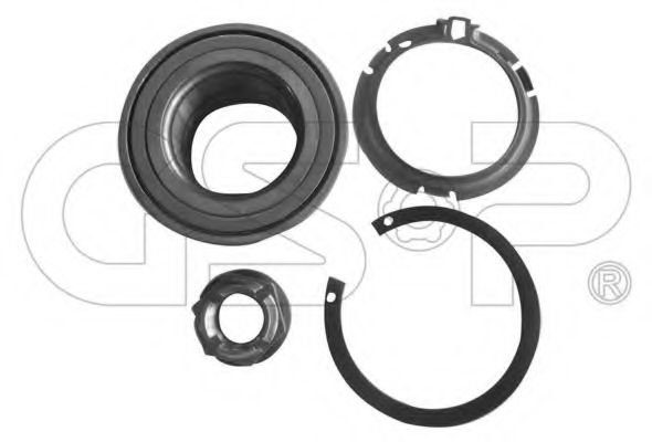 GSP GK3638 Комплект подшипника ступицы колеса для RENAULT (Рено) GSP GK3638 Комплект подшипника ступицы колеса для RENAULT (Рено)