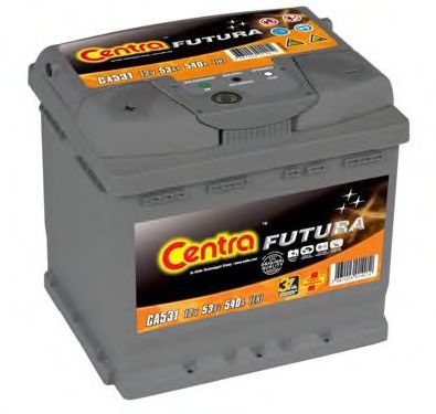 CENTRA CA531 Стартерная аккумуляторная батарея; Стартерная аккумуляторная батарея для CHEVROLET KALOS (Шевроле Калос) CENTRA CA531 Стартерная аккумуляторная батарея; Стартерная аккумуляторная батарея для CHEVROLET KALOS (Шевроле Калос)