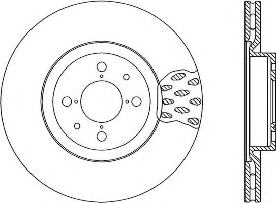 OPEN PARTS BDR1016.20 Тормозной диск для ABARTH (Абартх) OPEN PARTS BDR1016.20 Тормозной диск для ABARTH (Абартх)