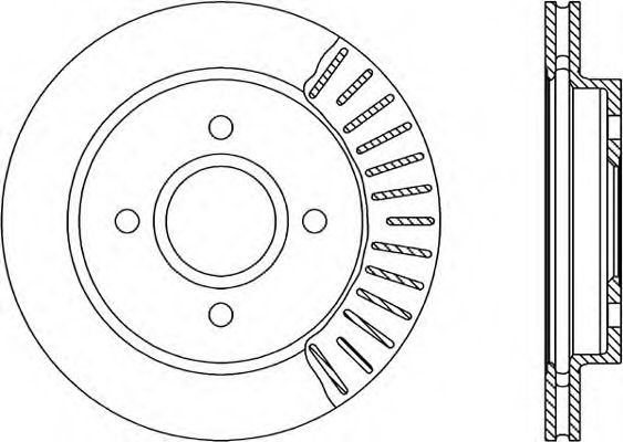 OPEN PARTS BDR1185.20 Тормозной диск для FORD MONDEO (GBP), MONDEO I (GBP) 1.8 i 16V OPEN PARTS BDR1185.20 Тормозной диск для FORD MONDEO (GBP), MONDEO I (GBP) 1.8 i 16V