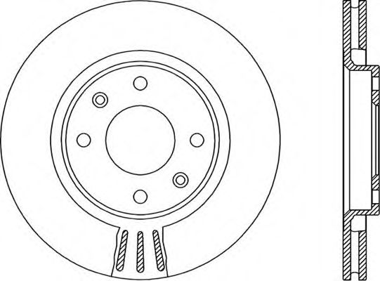 OPEN PARTS BDR1901.20 Тормозной диск для CITROËN DS3 (CитроËн Дс3) OPEN PARTS BDR1901.20 Тормозной диск для CITROËN DS3 (CитроËн Дс3)