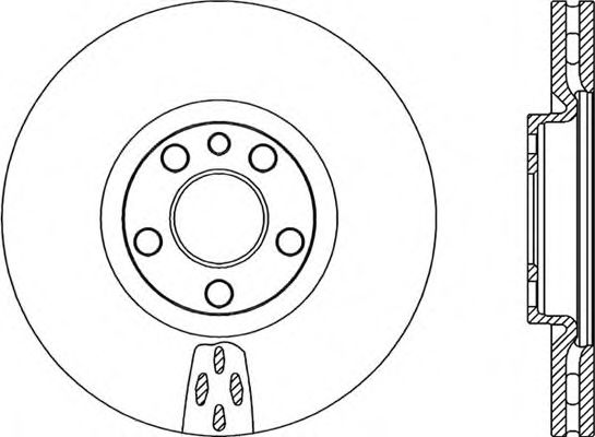 OPEN PARTS BDR2052.20 Тормозной диск для CITROËN DISPATCH (CитроËн Диспатч) OPEN PARTS BDR2052.20 Тормозной диск для CITROËN DISPATCH (CитроËн Диспатч)
