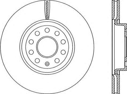 OPEN PARTS BDR2207.20 Тормозной диск для SEAT (Сеат) OPEN PARTS BDR2207.20 Тормозной диск для SEAT (Сеат)