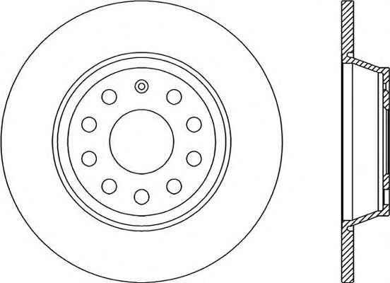OPEN PARTS BDR2263.10 Тормозной диск для SEAT (Сеат) OPEN PARTS BDR2263.10 Тормозной диск для SEAT (Сеат)
