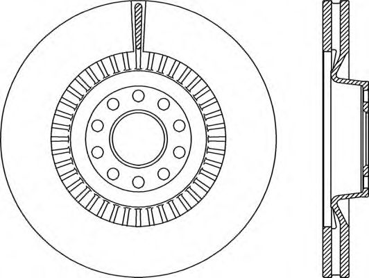 OPEN PARTS BDR2348.20 Тормозной диск для FIAT DUCATO (Фиат Дукато) OPEN PARTS BDR2348.20 Тормозной диск для FIAT DUCATO (Фиат Дукато)
