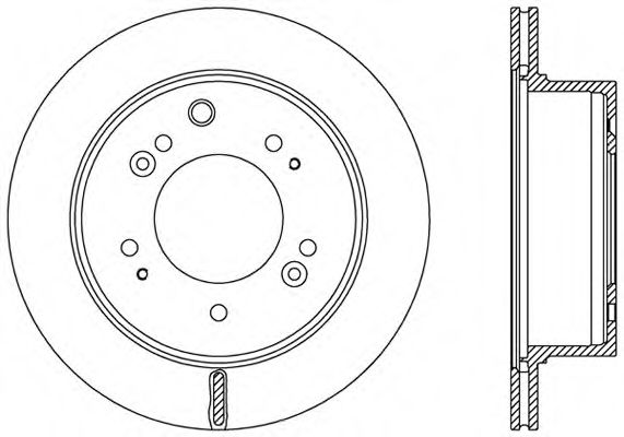 OPEN PARTS BDR2483.20 Тормозной диск для KIA (Киа) OPEN PARTS BDR2483.20 Тормозной диск для KIA (Киа)