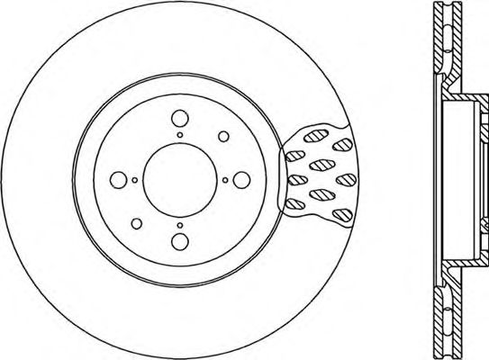 OPEN PARTS BDA1016.20 Тормозной диск для ABARTH (Абартх) OPEN PARTS BDA1016.20 Тормозной диск для ABARTH (Абартх)