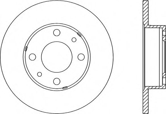 OPEN PARTS BDA1131.10 Тормозной диск для SEAT (Сеат) OPEN PARTS BDA1131.10 Тормозной диск для SEAT (Сеат)