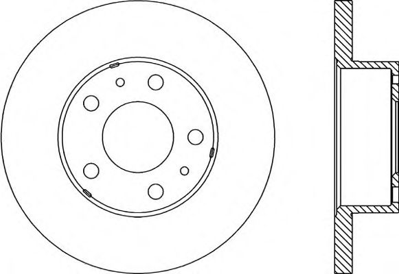 OPEN PARTS BDA1150.10 Тормозной диск для CITROËN JUMPER (CитроËн Жумпэр) OPEN PARTS BDA1150.10 Тормозной диск для CITROËN JUMPER (CитроËн Жумпэр)