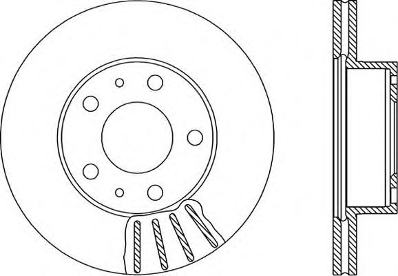 OPEN PARTS BDA1151.20 Тормозной диск для FIAT DUCATO (Фиат Дукато) OPEN PARTS BDA1151.20 Тормозной диск для FIAT DUCATO (Фиат Дукато)