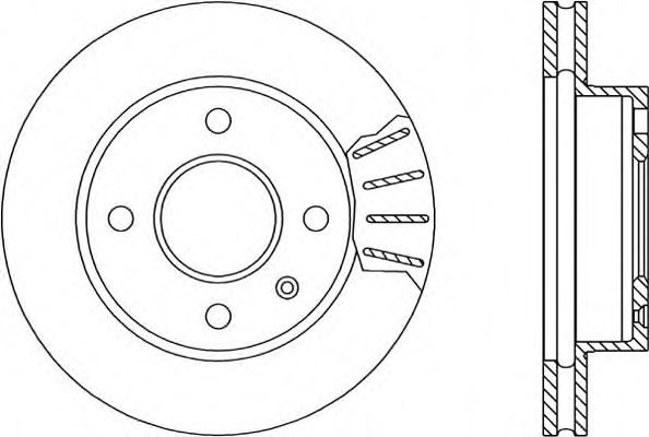 OPEN PARTS BDA1167.20 Тормозной диск для FORD ORION II (Форд Орион 2) OPEN PARTS BDA1167.20 Тормозной диск для FORD ORION II (Форд Орион 2)