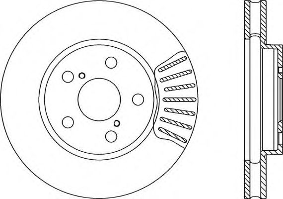 OPEN PARTS BDA1726.20 Тормозной диск для TOYOTA CARINA E (Тойота/тоета Карина е) OPEN PARTS BDA1726.20 Тормозной диск для TOYOTA CARINA E (Тойота/тоета Карина е)