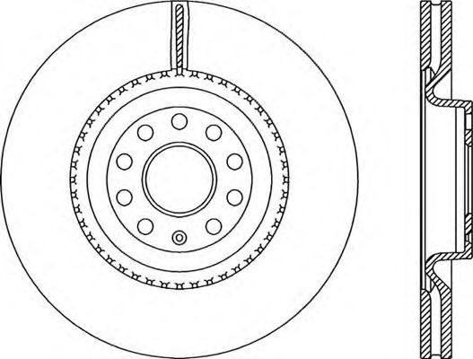 OPEN PARTS BDA2337.20 Тормозной диск для SEAT (Сеат) OPEN PARTS BDA2337.20 Тормозной диск для SEAT (Сеат)