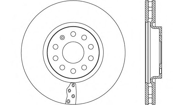 OPEN PARTS BDA2657.20 Тормозной диск для SEAT (Сеат) OPEN PARTS BDA2657.20 Тормозной диск для SEAT (Сеат)