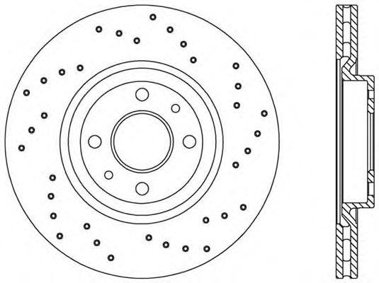 OPEN PARTS BDRS1231.25 Тормозной диск для FIAT (Фиат) OPEN PARTS BDRS1231.25 Тормозной диск для FIAT (Фиат)