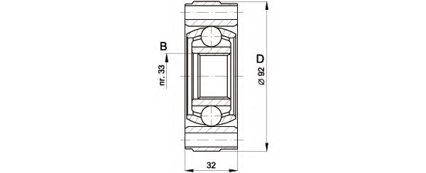 OPEN PARTS CVJ5401.20 Шарнирный комплект, приводной вал для VOLKSWAGEN JETTA II (Фольксваген Жэтта 2) OPEN PARTS CVJ5401.20 Шарнирный комплект, приводной вал для VOLKSWAGEN JETTA II (Фольксваген Жэтта 2)