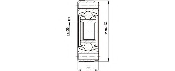 OPEN PARTS CVJ5402.20 Шарнирный комплект, приводной вал для SKODA (Шкода) OPEN PARTS CVJ5402.20 Шарнирный комплект, приводной вал для SKODA (Шкода)