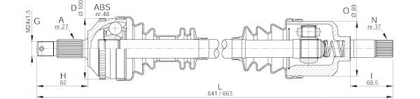 OPEN PARTS DRS6052.00 Приводной вал для LANCIA ZETA (Лансиа/лянча Зэта) OPEN PARTS DRS6052.00 Приводной вал для LANCIA ZETA (Лансиа/лянча Зэта)