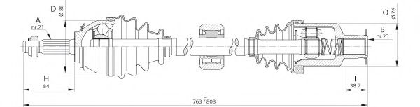OPEN PARTS DRS6262.00 Приводной вал для DACIA SANDERO (Дача Сандэро) OPEN PARTS DRS6262.00 Приводной вал для DACIA SANDERO (Дача Сандэро)
