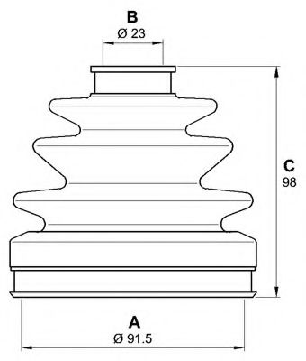 OPEN PARTS SJK7104.00 Комплект пылника, приводной вал для VOLKSWAGEN CRAFTER 30-50 (Фольксваген Крафтер 30-50) OPEN PARTS SJK7104.00 Комплект пылника, приводной вал для VOLKSWAGEN CRAFTER 30-50 (Фольксваген Крафтер 30-50)