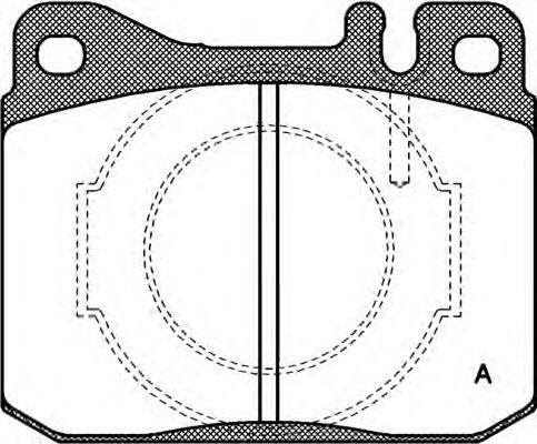 OPEN PARTS BPA0010.40 Тормозные колодки для VOLKSWAGEN (Фольксваген) OPEN PARTS BPA0010.40 Тормозные колодки для VOLKSWAGEN (Фольксваген)