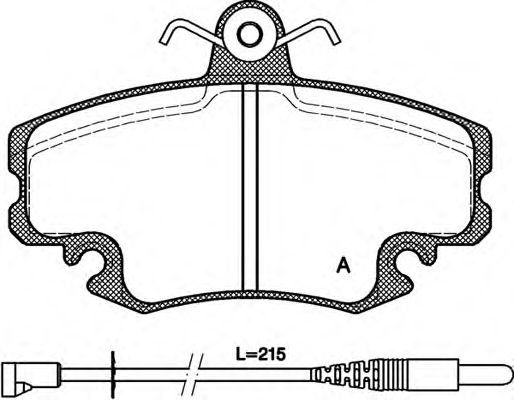 OPEN PARTS BPA0141.32 Тормозные колодки для DACIA SANDERO (Дача Сандэро) OPEN PARTS BPA0141.32 Тормозные колодки для DACIA SANDERO (Дача Сандэро)