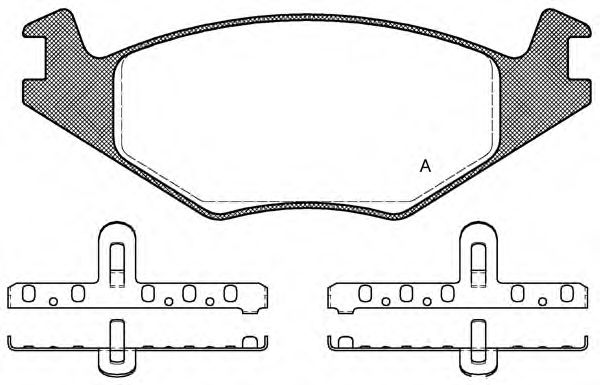 OPEN PARTS BPA0171.20 Тормозные колодки для VOLKSWAGEN JETTA II (Фольксваген Жэтта 2) OPEN PARTS BPA0171.20 Тормозные колодки для VOLKSWAGEN JETTA II (Фольксваген Жэтта 2)