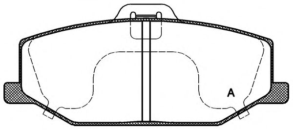 OPEN PARTS BPA0190.10 Тормозные колодки для SUZUKI JIMNY SIERRA (Сузуки Жимнъ сиэрра) OPEN PARTS BPA0190.10 Тормозные колодки для SUZUKI JIMNY SIERRA (Сузуки Жимнъ сиэрра)