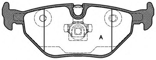 OPEN PARTS BPA0265.40 Тормозные колодки для BMW (Бмв) OPEN PARTS BPA0265.40 Тормозные колодки для BMW (Бмв)