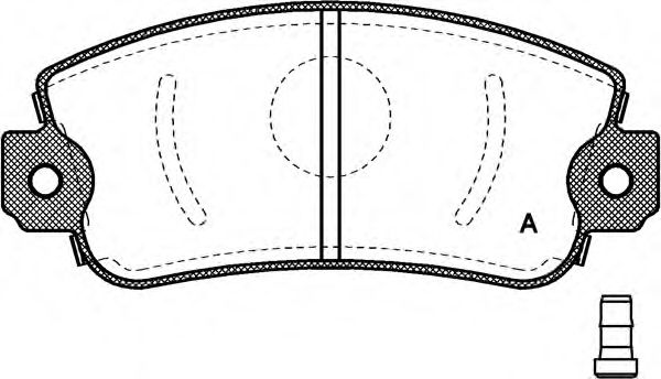 OPEN PARTS BPA0372.02 Тормозные колодки для FIAT STRADA II (Фиат Страда 2) OPEN PARTS BPA0372.02 Тормозные колодки для FIAT STRADA II (Фиат Страда 2)