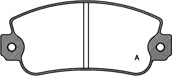 OPEN PARTS BPA0372.30 Тормозные колодки для FIAT STRADA II (Фиат Страда 2) OPEN PARTS BPA0372.30 Тормозные колодки для FIAT STRADA II (Фиат Страда 2)