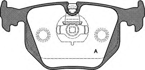 OPEN PARTS BPA0381.30 Тормозные колодки для BMW (Бмв) OPEN PARTS BPA0381.30 Тормозные колодки для BMW (Бмв)