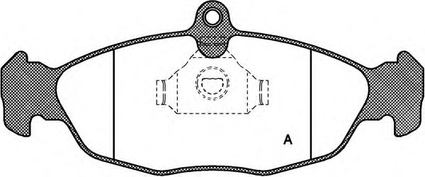 OPEN PARTS BPA0393.00 Тормозные колодки для DAEWOO (Дэу) OPEN PARTS BPA0393.00 Тормозные колодки для DAEWOO (Дэу)