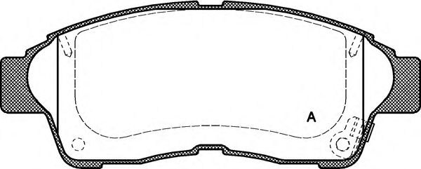 OPEN PARTS BPA0402.02 Тормозные колодки для TOYOTA CARINA E (Тойота/тоета Карина е) OPEN PARTS BPA0402.02 Тормозные колодки для TOYOTA CARINA E (Тойота/тоета Карина е)